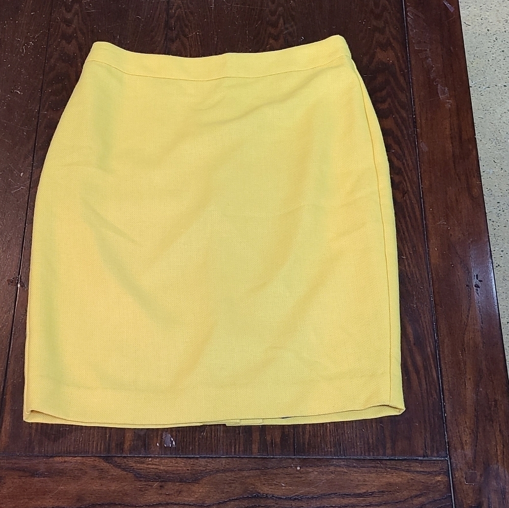 CAbi Mustard Yellow Skirt